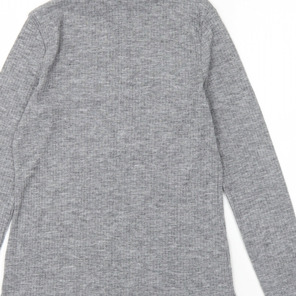 Womens UK Size 10 River Island Grey Pullover Jumper