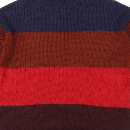Womens UK Size S New Look Multicoloured Pullover Jumper