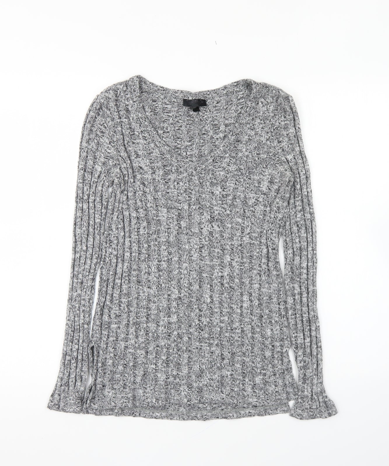 Womens UK Size 8 Topshop Grey Pullover Jumper