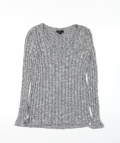 Womens UK Size 8 Topshop Grey Pullover Jumper