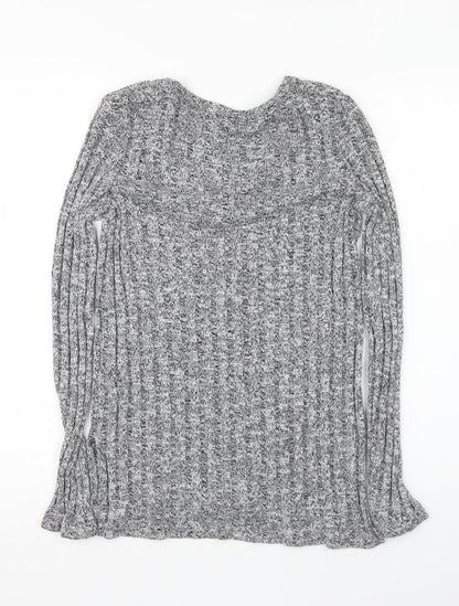 Womens UK Size 8 Topshop Grey Pullover Jumper
