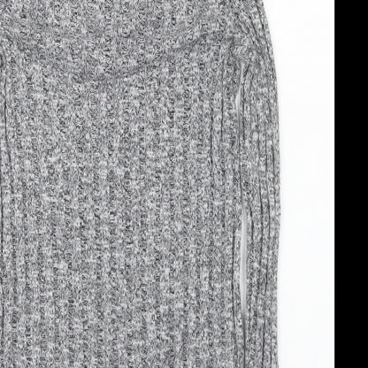 Womens UK Size 8 Topshop Grey Pullover Jumper