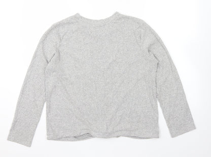 Womens UK Size 10 ASOS Grey Pullover Sweatshirt