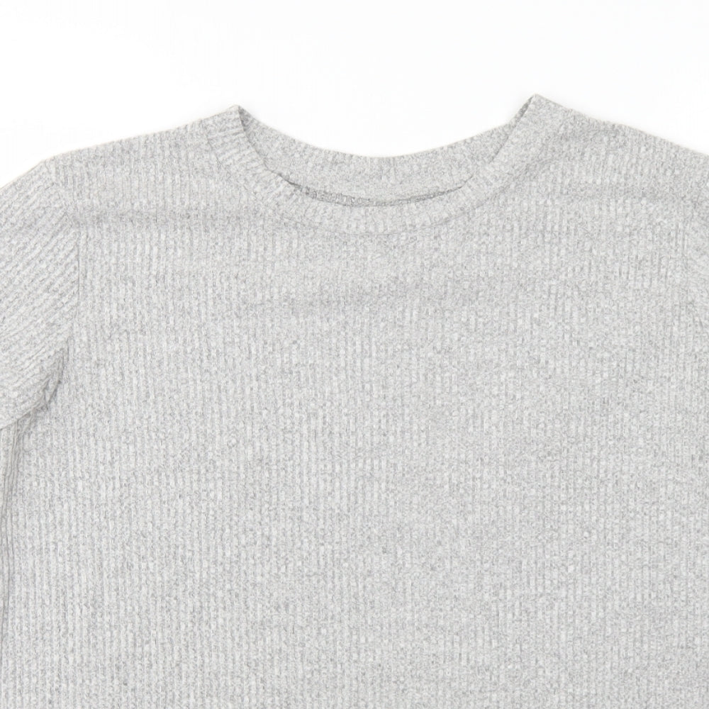Womens UK Size 10 ASOS Grey Pullover Sweatshirt