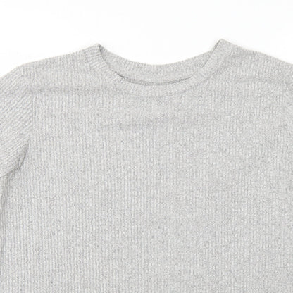 Womens UK Size 10 ASOS Grey Pullover Sweatshirt
