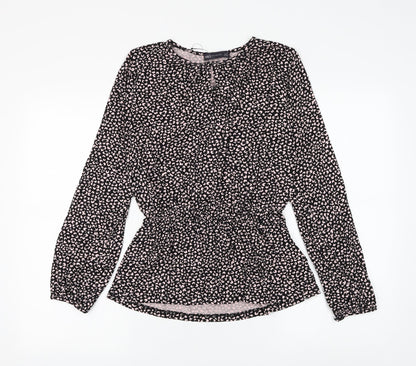 Womens UK Size 6 Marks and Spencer Black Basic Blouse