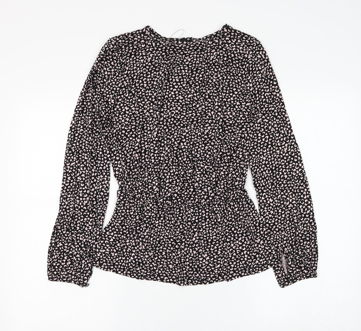 Womens UK Size 6 Marks and Spencer Black Basic Blouse