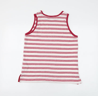 Womens UK Size 12 Marks and Spencer White Basic Tank