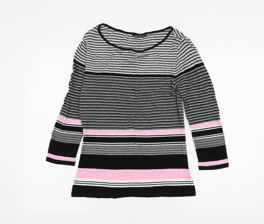Womens UK Size 8 Marks and Spencer Multicoloured Basic Blouse