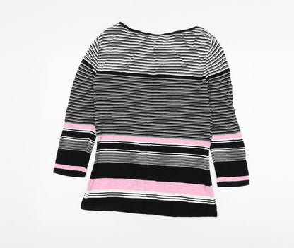 Womens UK Size 8 Marks and Spencer Multicoloured Basic Blouse