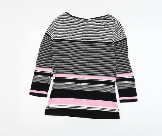 Womens UK Size 8 Marks and Spencer Multicoloured Basic Blouse