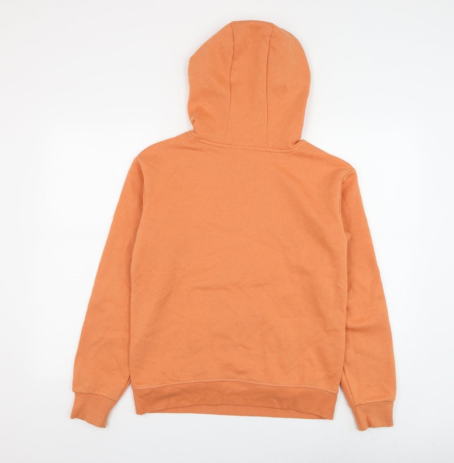 Primark Womens Orange Polyester Pullover Hoodie Size 4 Pullover