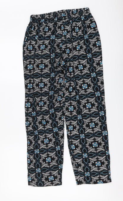 Womens UK Size S Preworn Regular Fit  Blue Trousers