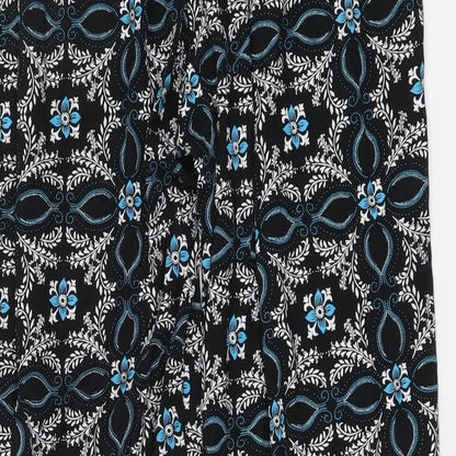 Womens UK Size S Preworn Regular Fit  Blue Trousers