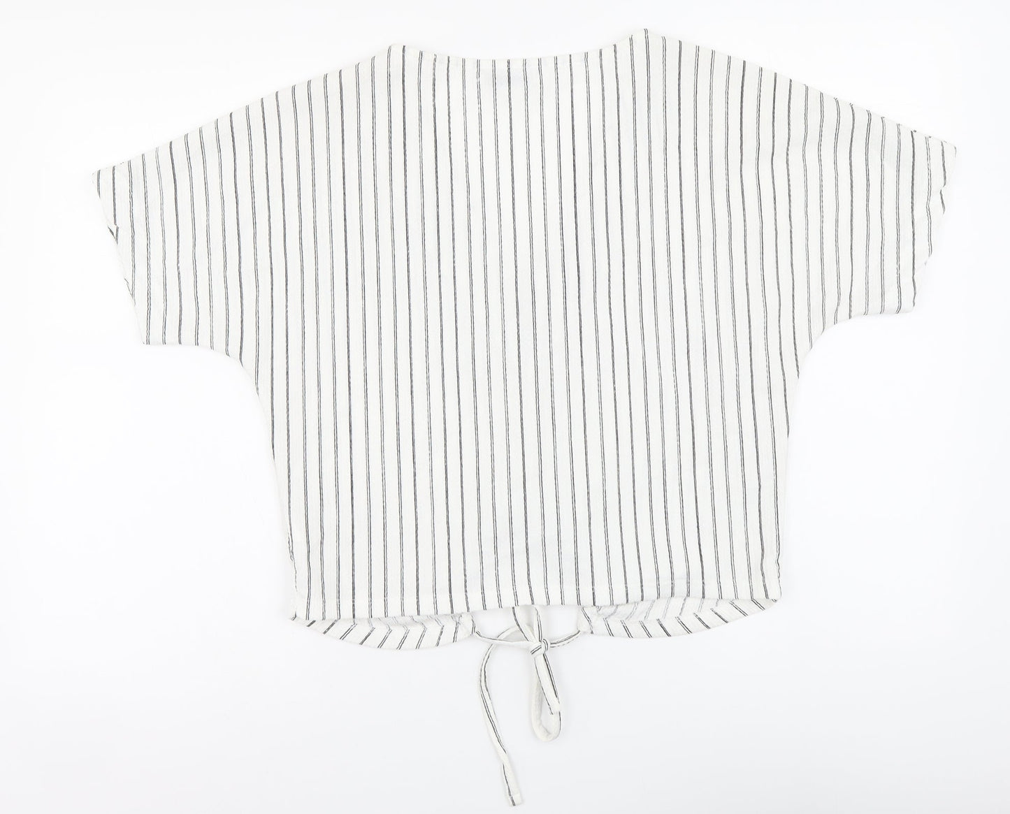 Womens UK Size M Zara White Basic Blouse