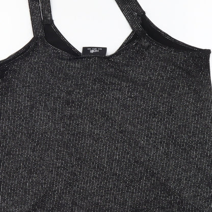 Womens UK Size 14 Wallis Black Basic Tank