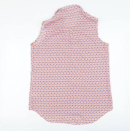 Womens UK Size 14 NEXT Multicoloured Basic Button-Up