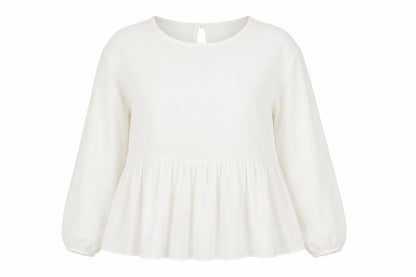 Womens UK Size 12 Made in Italy White Basic Blouse