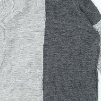 Womens UK Size S PRETTYLITTLETHING Grey Pullover Jumper
