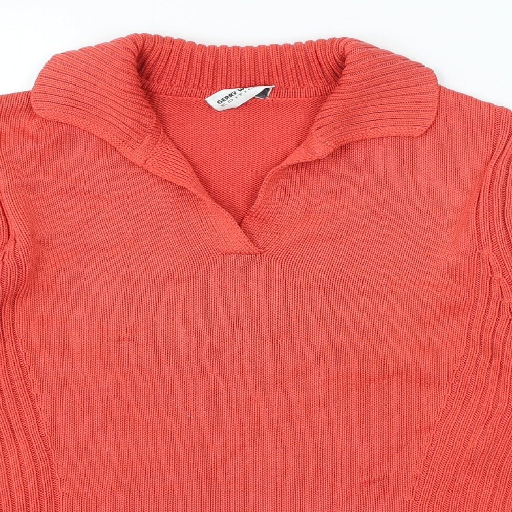 Womens UK Size M Gerry Weber Pink Pullover Jumper