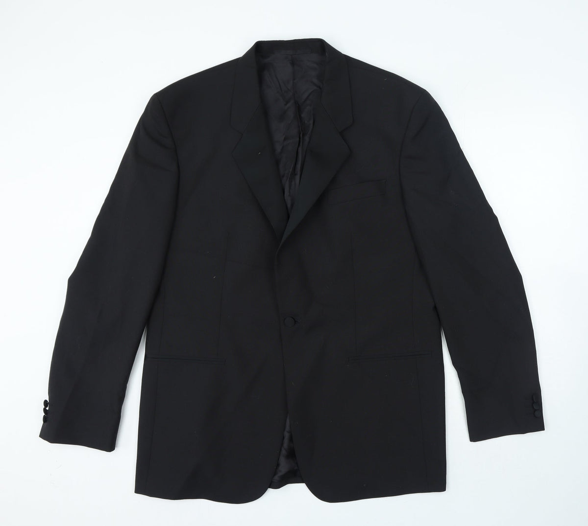 Jams Barry Mens Black Polyester Jacket Blazer Size L