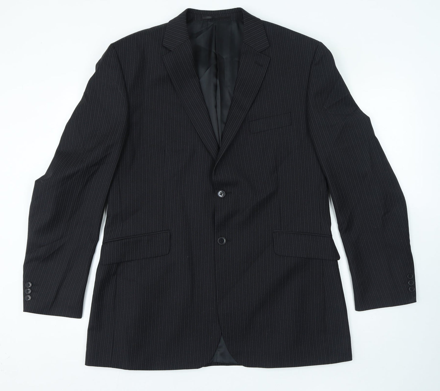 Mens UK Size 42 KJ Regular Black Suit Jacket
