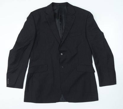 Mens UK Size 42 KJ Regular Black Suit Jacket
