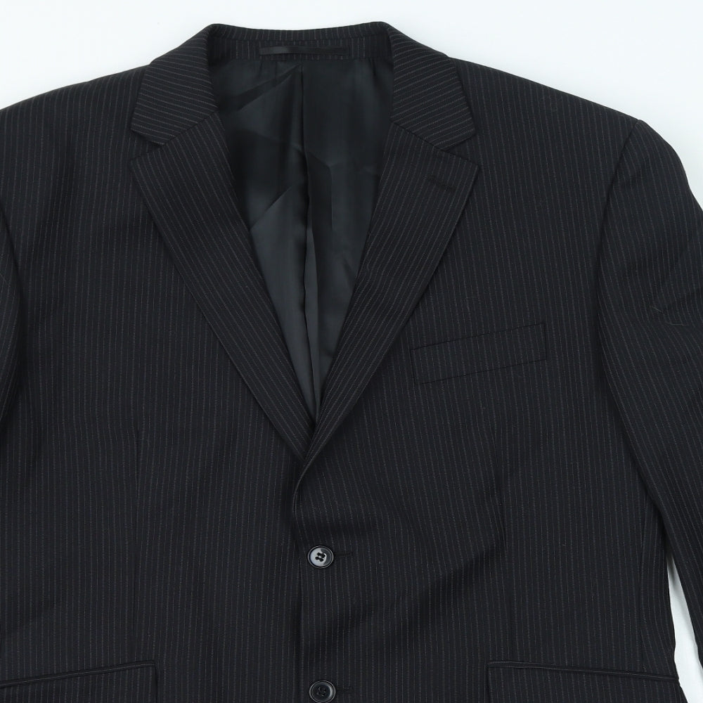 Mens UK Size 42 KJ Regular Black Suit Jacket