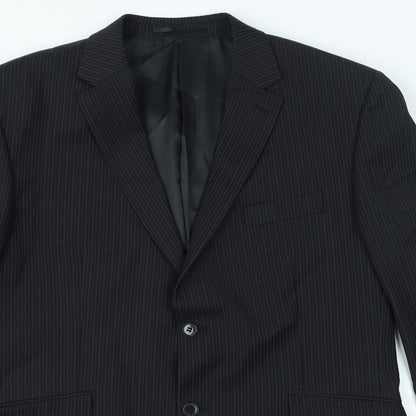 Mens UK Size 42 KJ Regular Black Suit Jacket