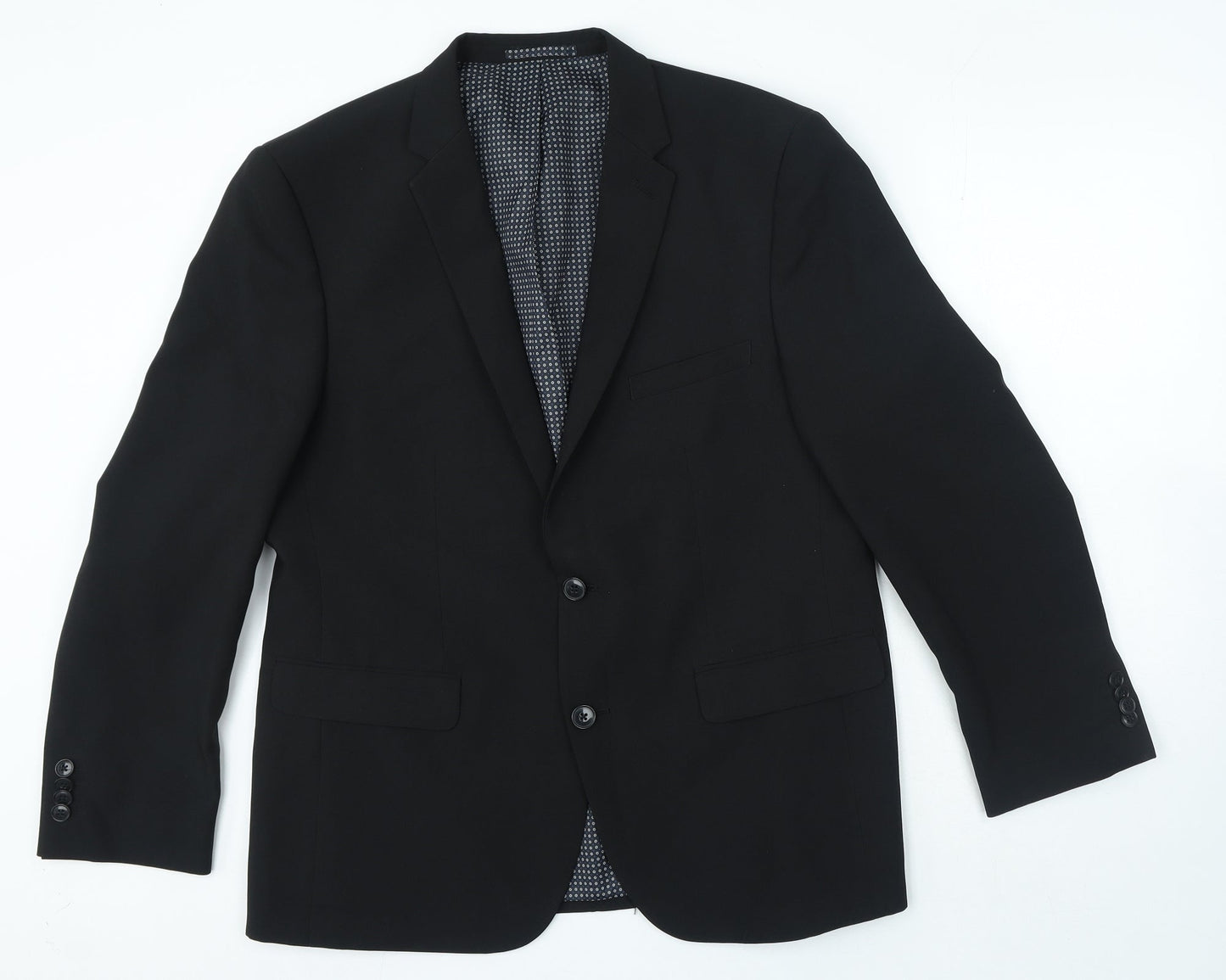 Mens UK Size 42 Taylor & Wright Regular Black Suit Jacket