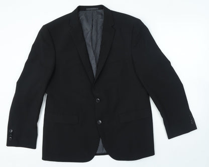 Mens UK Size 42 Taylor & Wright Regular Black Suit Jacket