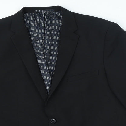 Mens UK Size 42 Taylor & Wright Regular Black Suit Jacket