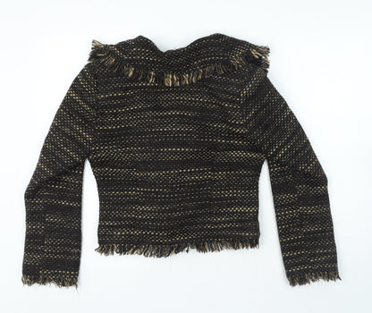 Principles Womens Brown Jacket Size 12 Hook & Eye