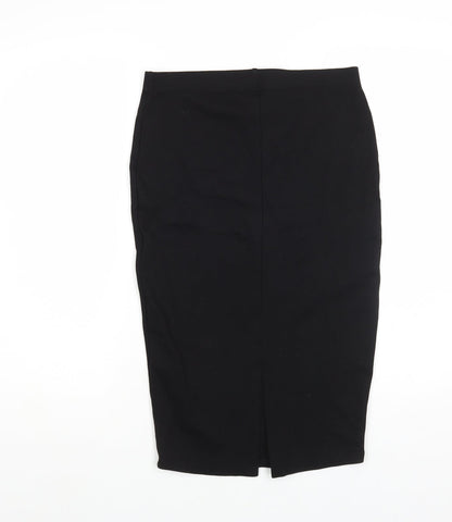 George Womens Black Viscose Straight & Pencil Skirt Size 10