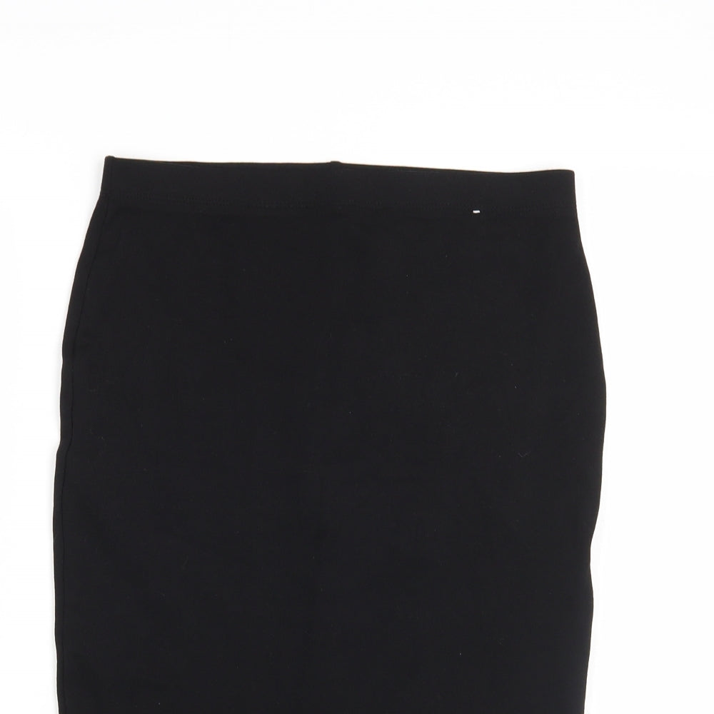 George Womens Black Viscose Straight & Pencil Skirt Size 10