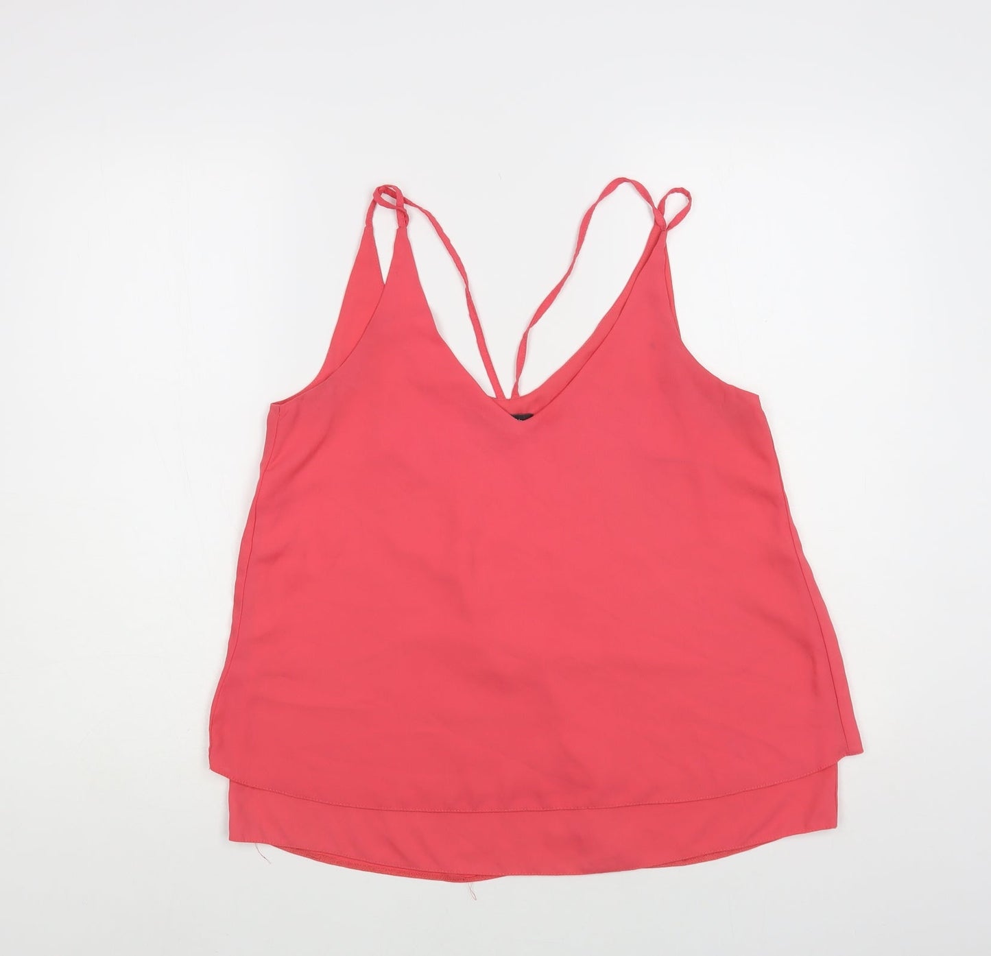 Womens UK Size 10 Etam Pink Camisole Blouse
