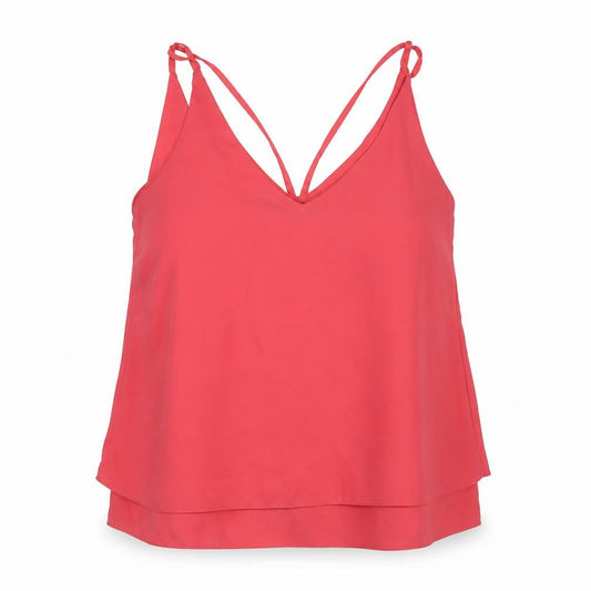 Womens UK Size 10 Etam Pink Camisole Blouse