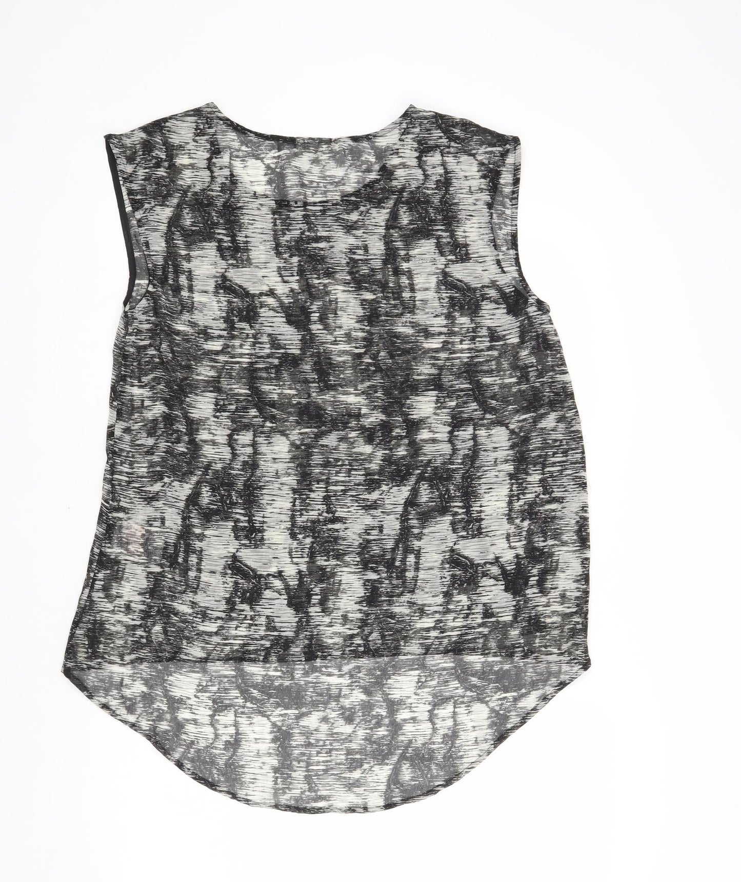 Womens UK Size L VILA Grey Basic Blouse