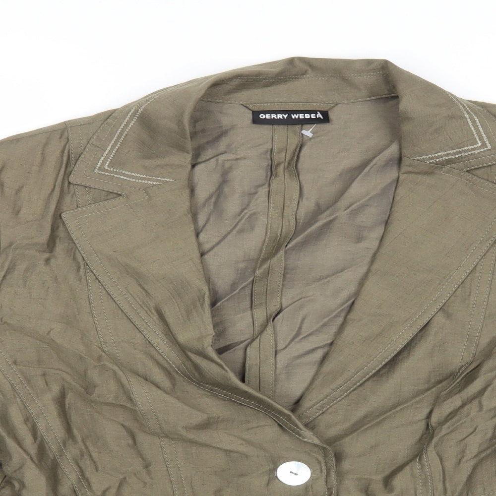 Womens UK Size M Gerry Weber Beige Jacket