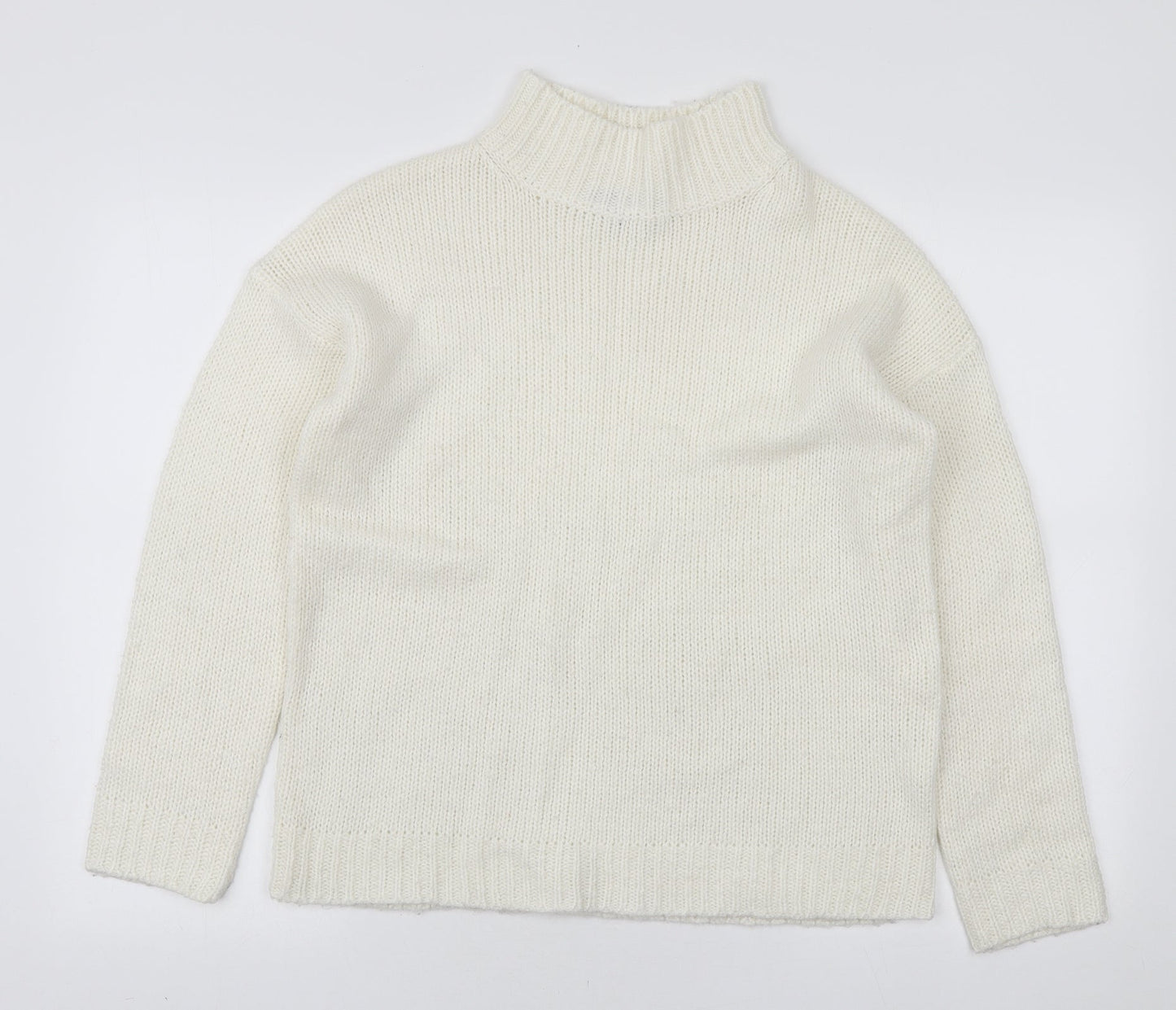Womens UK Size 12 Studio White Pullover Jumper