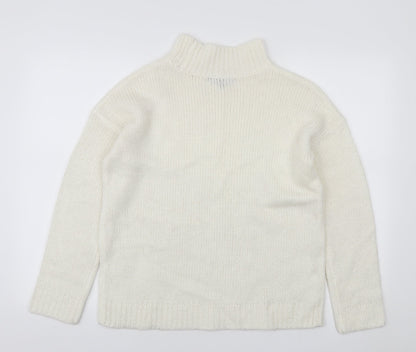 Womens UK Size 12 Studio White Pullover Jumper