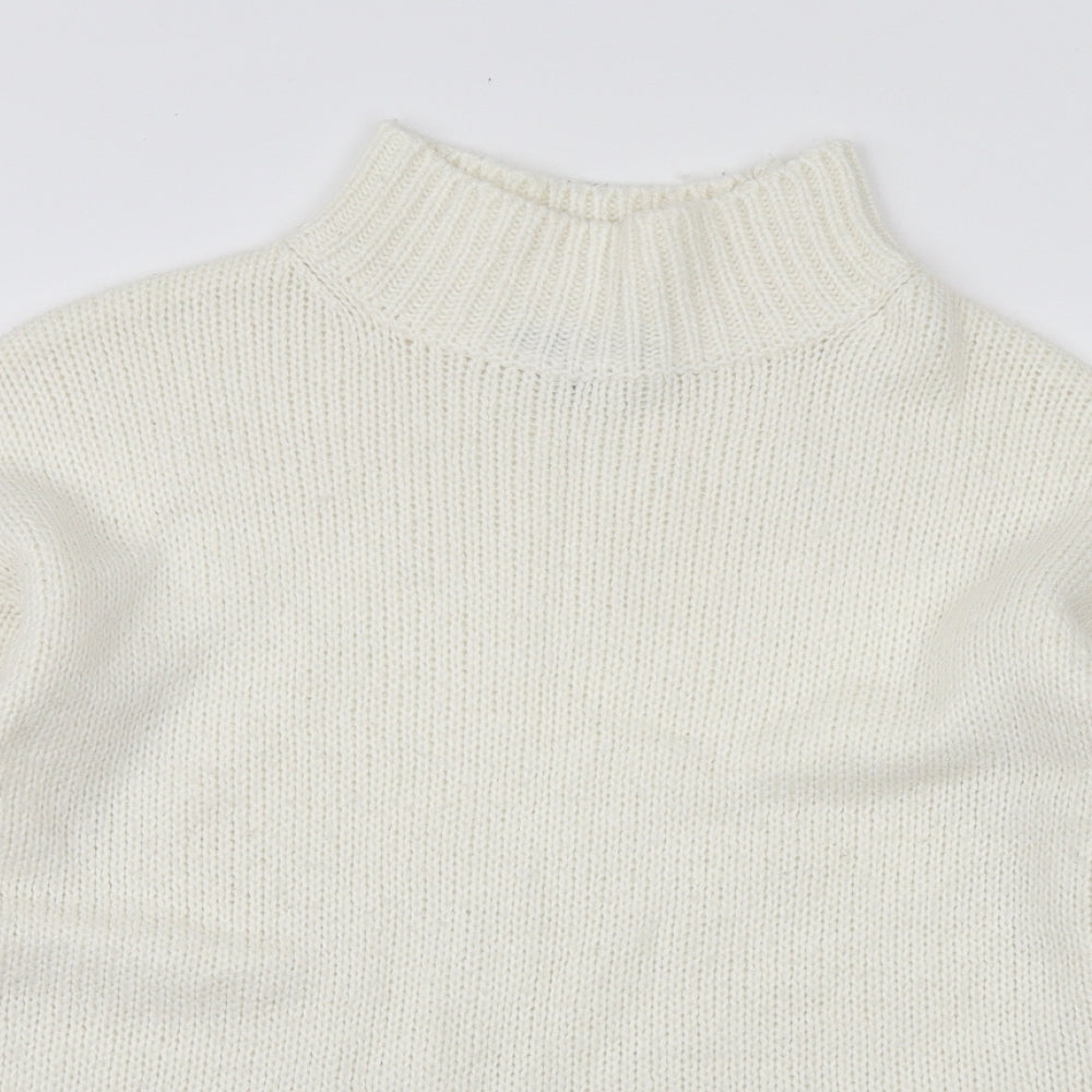 Womens UK Size 12 Studio White Pullover Jumper