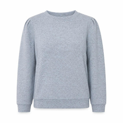 Womens UK Size 12 Nutmeg Blue Pullover Jumper
