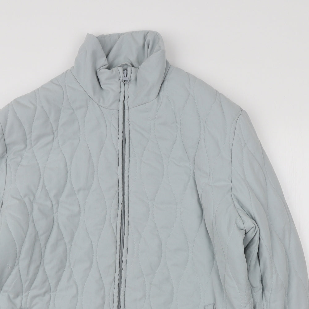 Womens UK Size 14 Jack Murphy Blue Puffer Jacket