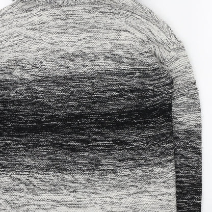 Wish-Bone Womens Grey Roll Neck Viscose Pullover Jumper Size M