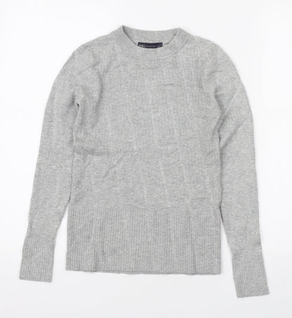 Womens UK Size 6 Marks and Spencer Grey Pullover Jumper