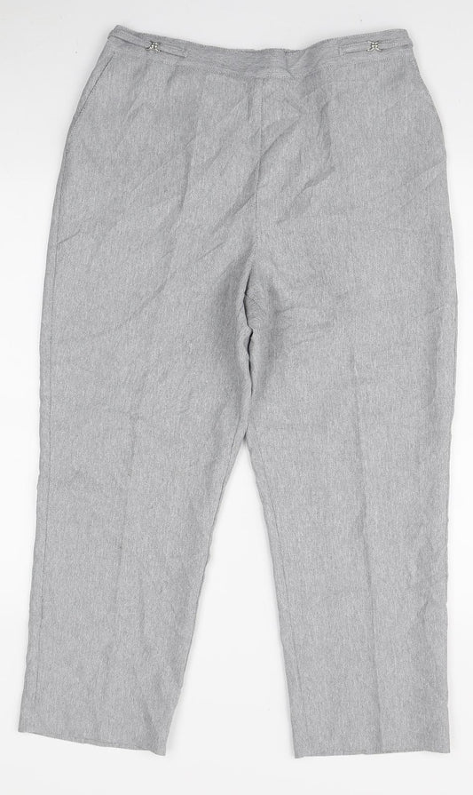 Womens UK Size 14 BHS Regular Fit  Grey Trousers