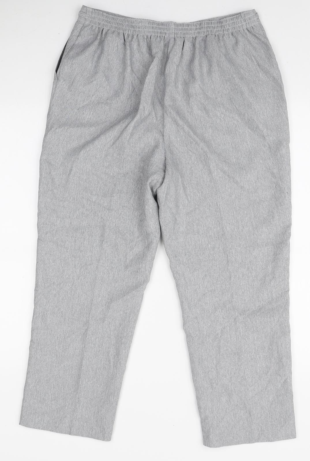 Womens UK Size 14 BHS Regular Fit  Grey Trousers
