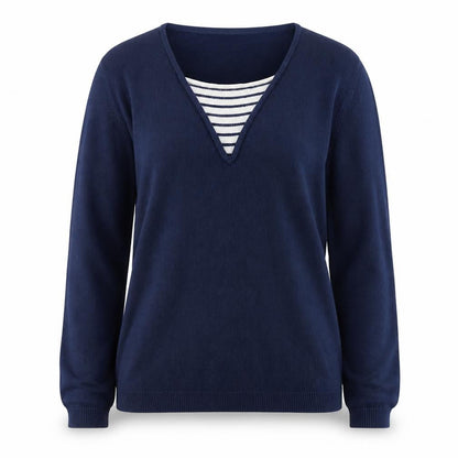 Womens UK Size S Cashmasoft Blue Pullover Jumper