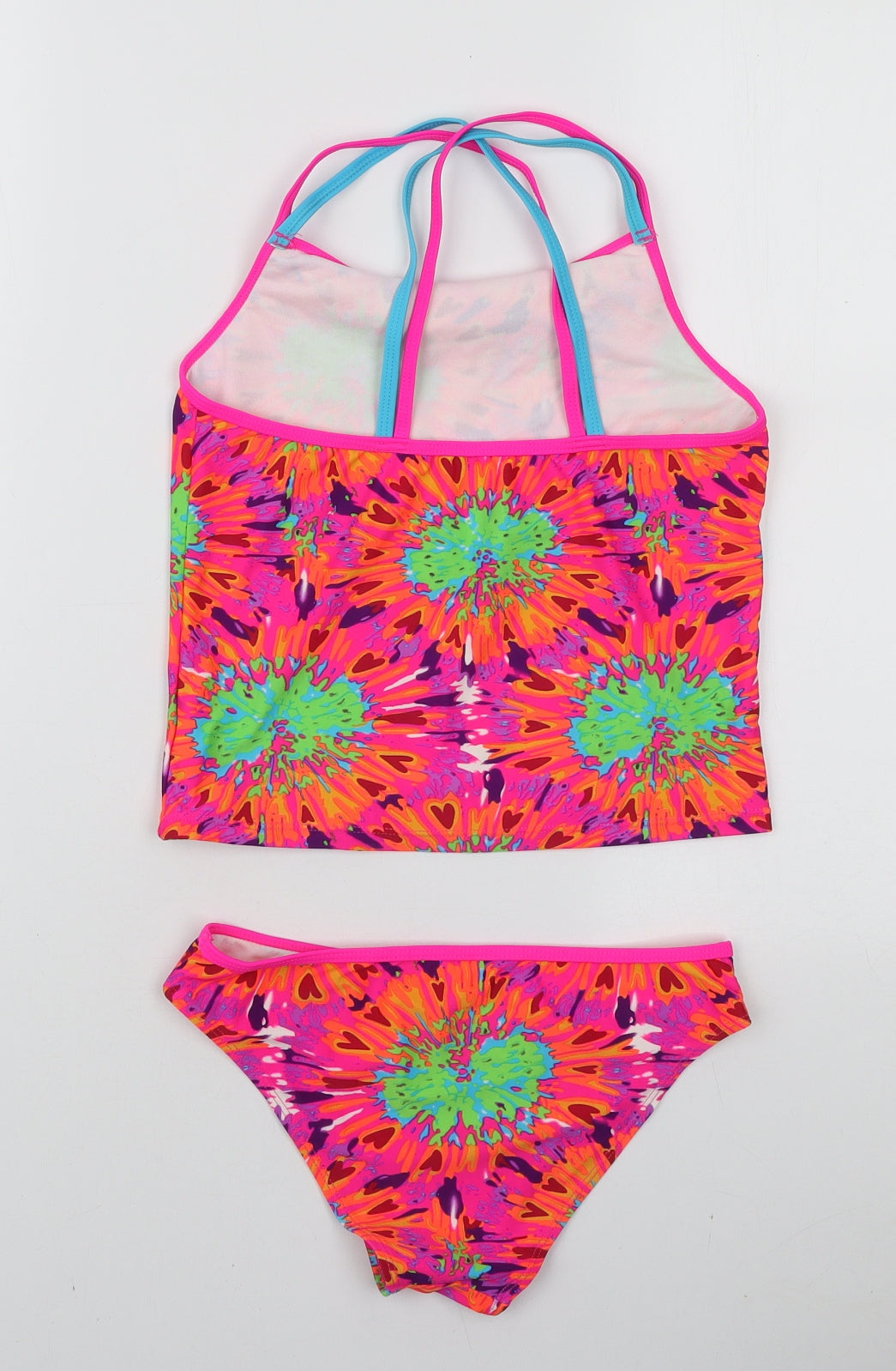 Dunnes Womens Multicoloured Tie Dye Polyamide Tankini